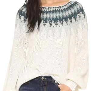 Free People Baltic Fair Isle Sweater